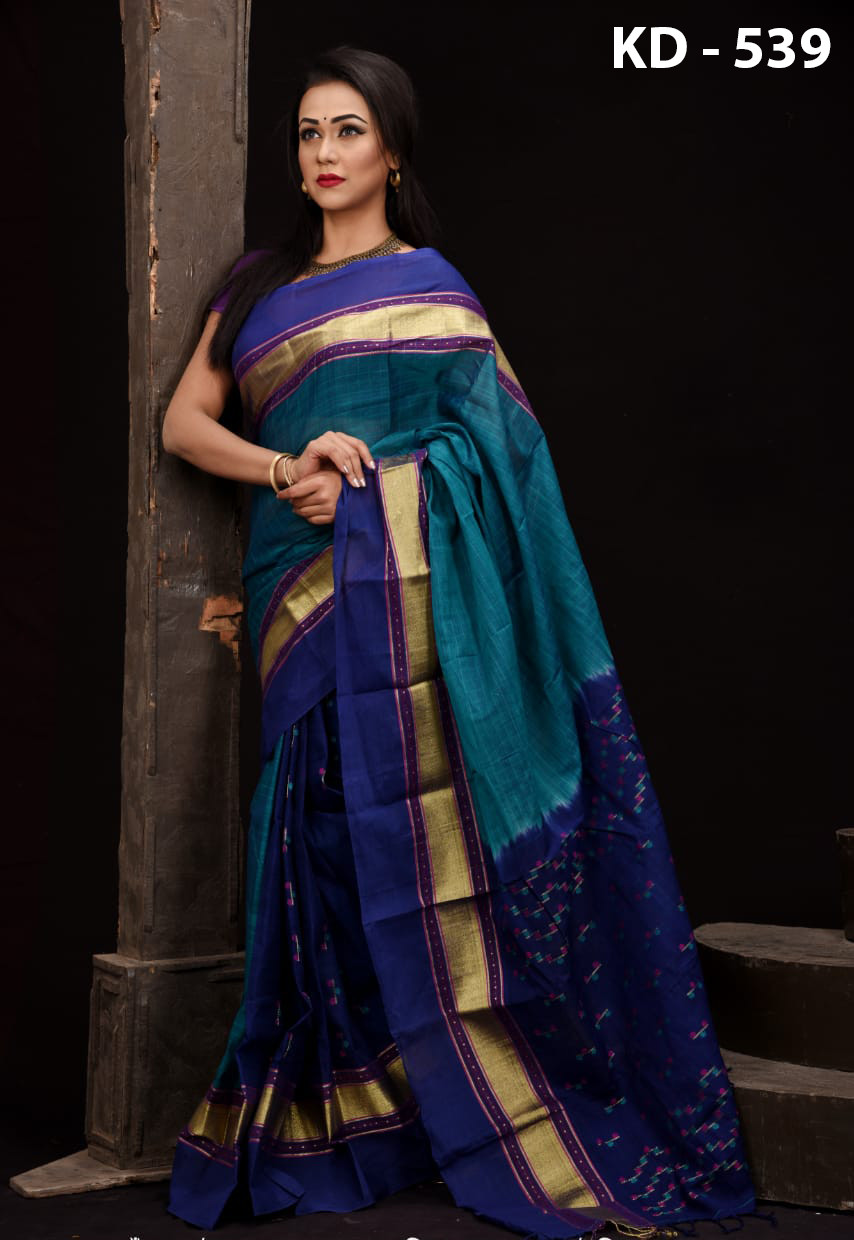 Gas Cotton Saree - KD539